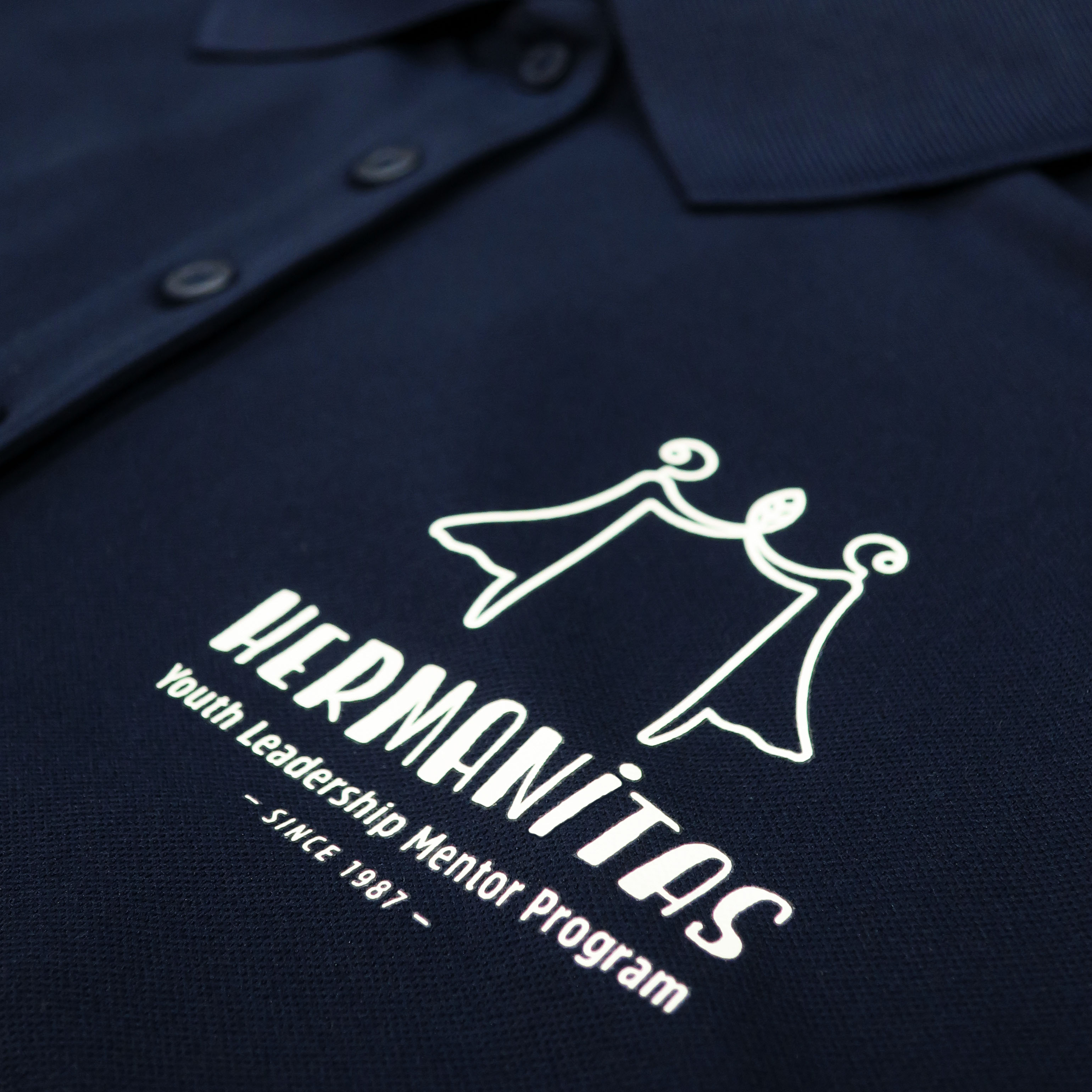Custom printed polos